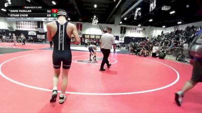 120 lbs Cons. Round 2 - Ethan Chow, Rowland vs David Pasillas, California (Whittier)