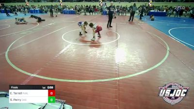 58 lbs Final - Easton Terrell, Purler Wrestling Academy (PWA-NWA) vs Sebastian Perry, Chickasha Youth Wrestling