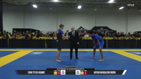 Aryan Bahualdin Budri vs Evan Tyler Adams 2026 Pan IBJJF Jiu-Jitsu No-Gi Championship