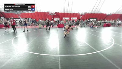 138 lbs Cons. Sub-quarters - Hunter Peterson, Mn Elite vs Ryan Rea, Pinnacle