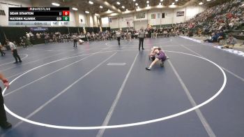 138 lbs Finals (8 Team) - Hayden Klimek, Grand Island vs Sean Stanton, Lincoln East