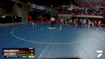 100 lbs Semis (4 Team) - Faith Dewald, Amarillo Caprock vs Alexa Rodriguez, Dallas Hillcrest