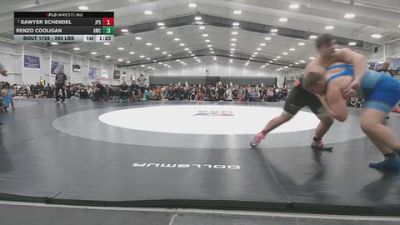 285 lbs 1st Place Match - Sawyer Schendel, Jack Pine Savage vs Renzo Cooligan, Alpha Wrestling Club