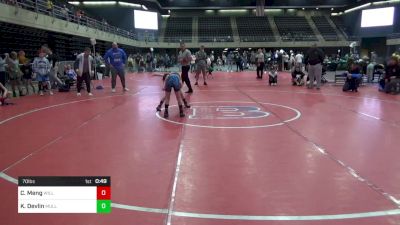 70 lbs Final - Carter Meng, Williamstown vs Keir Devlin, Mullica Hill