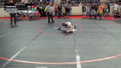 75_B lbs Round Of 16 - Colton Hite, Cambria Heights vs Cole Vincent, Titusville