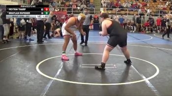 287 lbs Champ. Round 1 - Braylan Rufener, NA vs Peyton Tharp, Pleasant