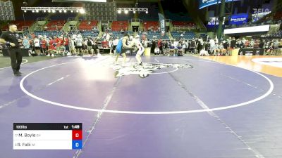 190 lbs Cons 8 #1 - Michael Boyle, OH vs Reed Falk, WI