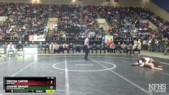 3 - 113 lbs 1st Place Match - Cooper Brandt, Wilson Memorial HS vs Tristan Carter, New Kent