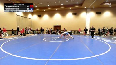 115 lbs Cons. Round 4 - Vivianne Moyer, New York vs Grey Henecker, New Jersey