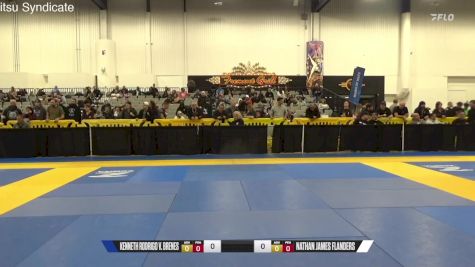 Nathan James Flanders vs Kenneth Rodrigo V. Brenes 2024 World IBJJF Jiu-Jitsu No-Gi Championship