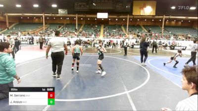 85 lbs Rr Rnd 2 - Montes Serrano, Bad Cat Wrestling Club vs Joziah Anaya, Bad Cat Wrestling Club