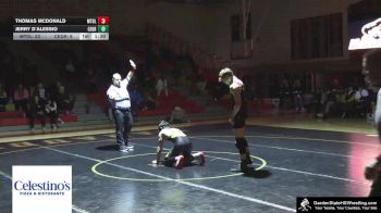 144 lbs Thomas McDonald, Mt. Olive vs Jerry D`Alessio, Cedar Grove