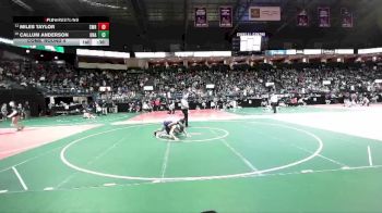 126 lbs Cons. Round 4 - Miles Taylor, SWR1 vs Callum Anderson, Unattached