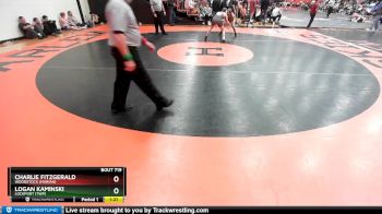 145 lbs 7th Place Match - Charlie Fitzgerald, Woodstock (MARIAN) vs Logan Kaminski, LOCKPORT (Twp)