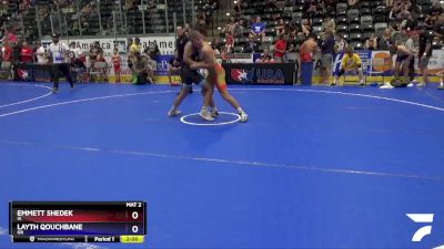 165 lbs Cons. Semi - Emmett Shedek, IA vs Layth Qouchbane, OR