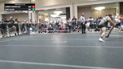 132 lbs Round Of 64 - Landin Arguelles, Hesperia HS vs Jake Allan, Dog Pound