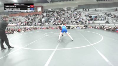 65 Finals kg Champ. Round 3 - Eve Skrocki, Valiant Wrestling Club vs Clover Williams, Husky Wrestling Club