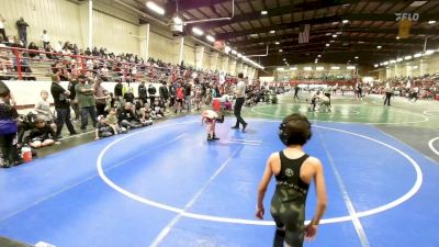 57 lbs Round Of 16 - Julian Maximo, Tucson Cyclones vs Josiah Ibarra, Badlands WC