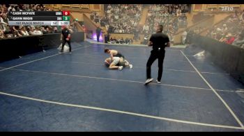 160 lbs 1st Place Match - Gavin Regis, Sanderson Wrestling Academy vs Cash McFate, Gold Rush Wrestling Academy