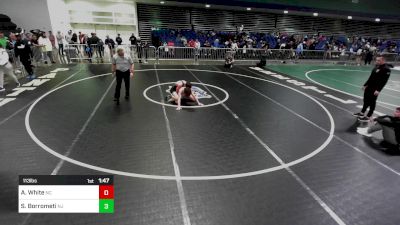 113 lbs Consi Of 64 #2 - Aiden White, NC vs Salvatore Borrometi, NJ