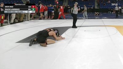120 lbs Round Of 32 - Izick Diaz, Greater Lawrence vs Diachi Lawrence, Wellesley