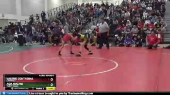 106 lbs Cons. Round 1 - Valerie Contreras, Lawndale vs Asia Rialmo, Yucca Valley