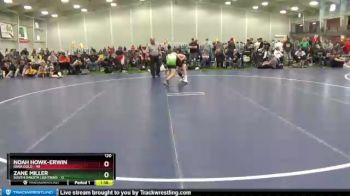120 lbs Round 4 (6 Team) - Noah Howk-Erwin, Iowa Gold vs Zane Miller, South Dakota Lightning