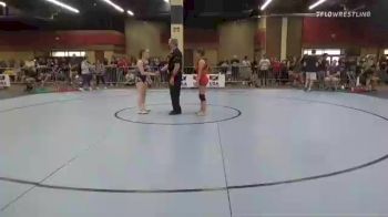 53 kg Round Of 64 - Kimberly Castaneda, KT 3 Style Wrestling Club vs Brooke French, Level Up Wrestling Center