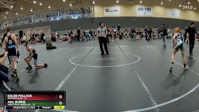 84 lbs Round 3 (6 Team) - Kaleb Pollock, Brawler Elite vs Mac Burns, Midlothian Miners WC