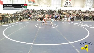 126 lbs Champ. Round 1 - Lucas Glickman, Club Not Listed vs Seth Strain, Adirondack Youth Wrestling Club