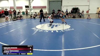 119 lbs Semis & 1st Wrestleback (8 Team) - Waylen Denkins, Ohio Red vs Josiah Fernandez, Colorado