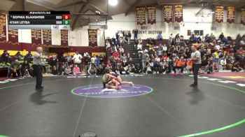 130 lbs 5th Place Match - Kyah Leyba, Broken Arrow vs Sophia Slaughter, Orange County HS