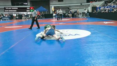 6A 132 lbs Champ. Round 1 - Dylan Yarema, Pike Road School vs Jack Edmunds, Mountain Brook