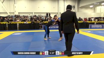 Ashley M Impey vs Vanessa Sabrina Vasquez 2025 World IBJJF Jiu-Jitsu No-Gi Championship