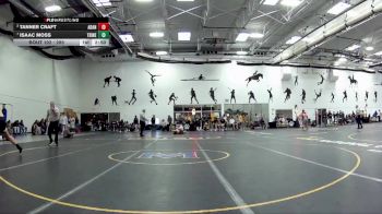 285 lbs Quarterfinal - Isaac Moss, Trine vs Tanner Craft, Adrian