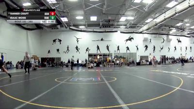 285 lbs Quarterfinal - Isaac Moss, Trine vs Tanner Craft, Adrian