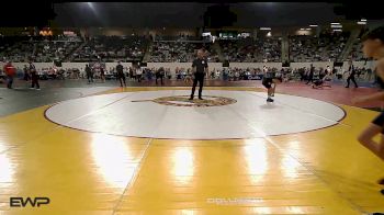 76 lbs Round Of 32 - Irijah Obrero-Zablan, Mustang Middle School vs John Clark, Cascia Hall