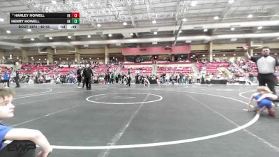 40-43 lbs Round 3 - Harley Howell, Henryetta Knights vs Henry Howell, Henryetta Knights