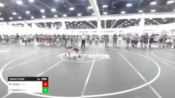50 lbs Quarterfinal - Mika Abeel, Team Aggression vs Celine Hashmi, Savage House WC