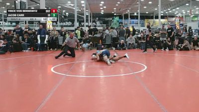 115 lbs Semifinal - Vince Von Bernewitz, Team Shutt - HSC vs Jacob Carr, Kraken - HSC