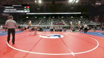 4A-120 lbs Cons. Round 1 - Brian Sanchez, Campbell County vs Kirklin Hay, Rock Springs