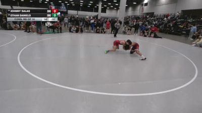 110 lbs Cons. Rd Of 16 - Johnny Salas, Simley Wrestling Club vs Ethan Daniels, Spartan Mat Club