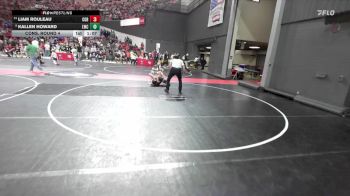 90 lbs Cons. Round 4 - Kallen Howard, Lakeland Wrestling Club vs Liam Rouleau, Chippewa Elite