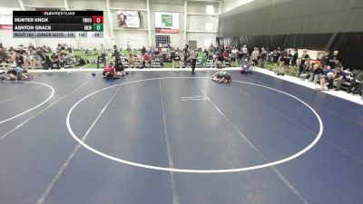 Junior Boys - 126 lbs Cons. Round 4 - Hunter Knox, Threestyle Wrestling Of Oklahoma vs Ashton Grace, Moyer Elite Wrestling