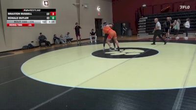 174 lbs 5th Place Match - Braxton Russell, The Citadel vs Ronald Butler, Keiser University