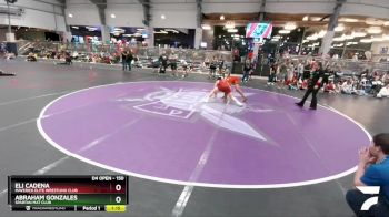 150 lbs Quarterfinal - Eli Cadena, Maverick Elite Wrestling Club vs Abraham Gonzales, Spartan Mat Club