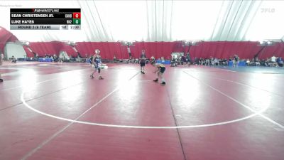 106 lbs Round 2 (6 Team) - Sean Christensen Jr., Canton B vs Luke Hayes, Roncalli B