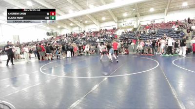 117 lbs Champ. Round 1 - Andrew Lyon, Empire Battle School vs Blake Hunt, Grantsville Wrestling Club