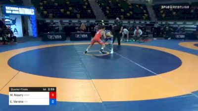 55 kg Quarterfinal - Max Nowry, Army (WCAP) vs Elijah Varona, Viking Wrestling Club (IA)