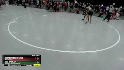 150 lbs Cons. Round 4 - Gio Kaplan, Seasons Freestyle Club vs Ibrahim Eldenawi, New Mexico